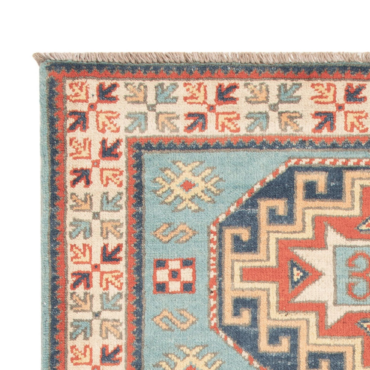 Ziegler Carpet - Kazak - 124 x 78 cm - lyseblå