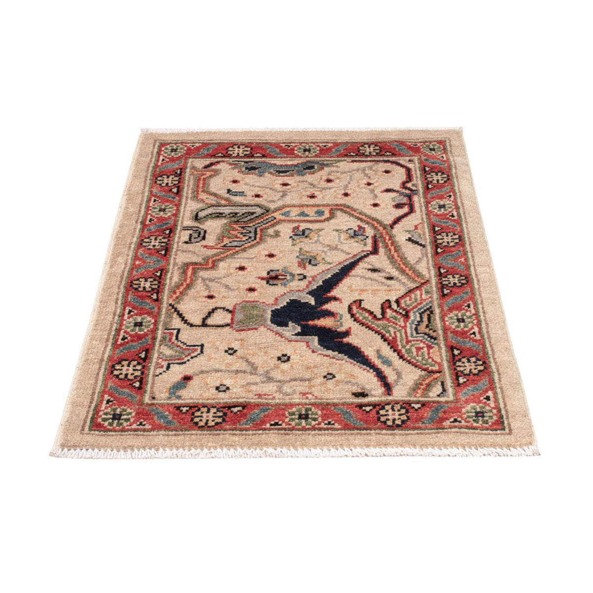 Ziegler Carpet - Kazak - 89 x 60 cm - mørk beige