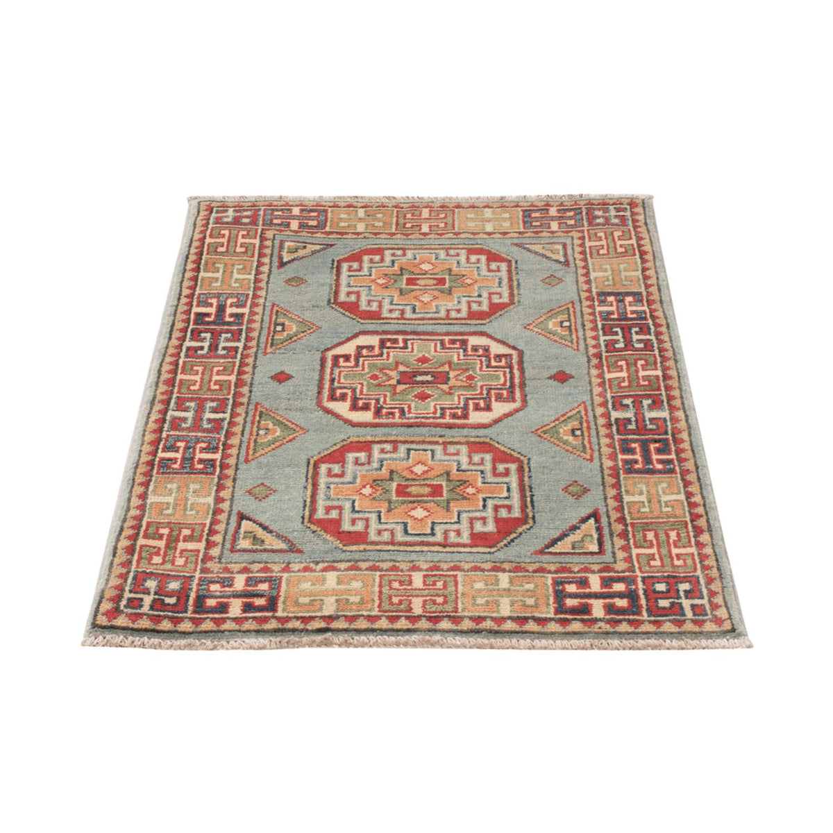 Ziegler Carpet - Kazak - 91 x 62 cm - lyseblå