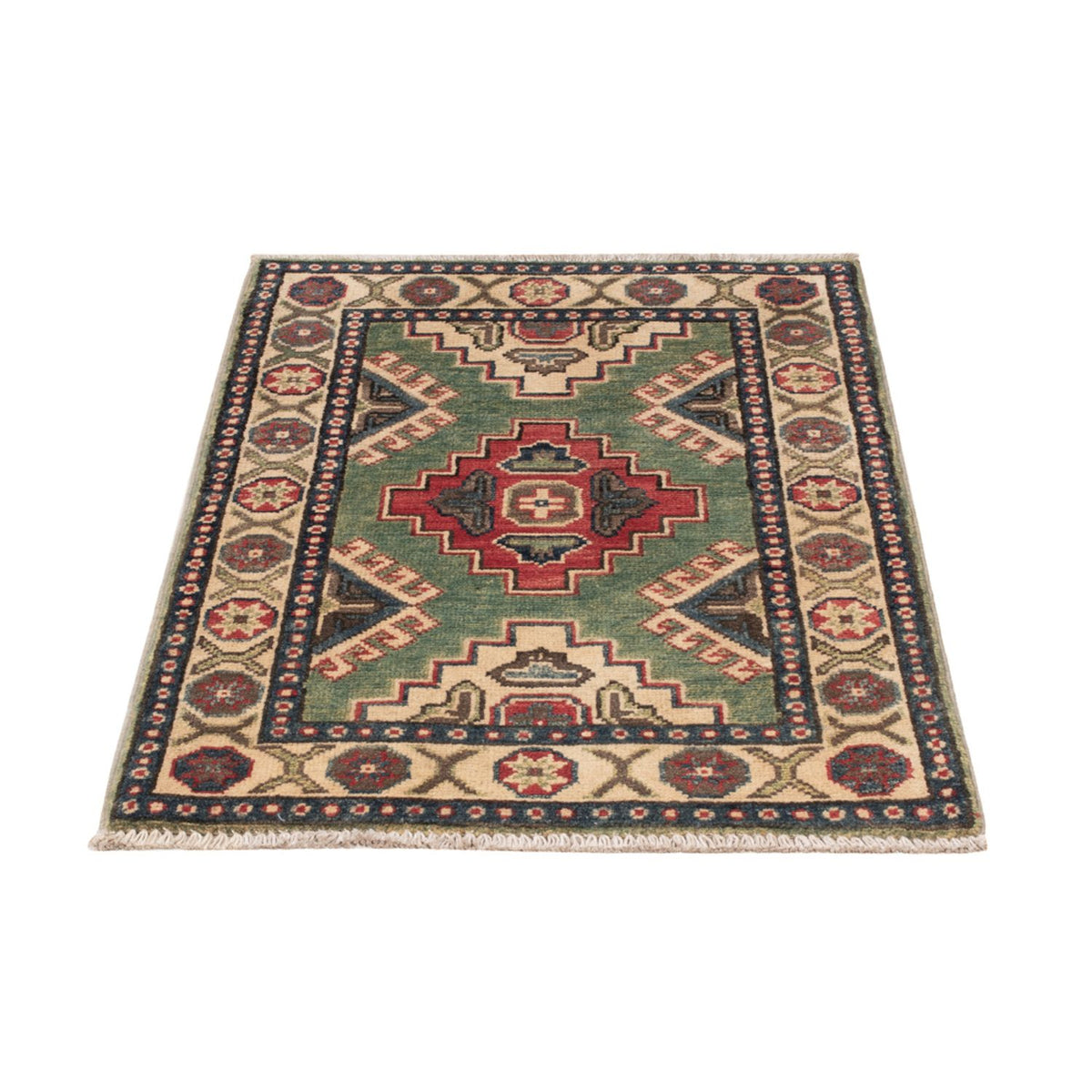 Ziegler Carpet - Kazak - 90 x 60 cm - grøn