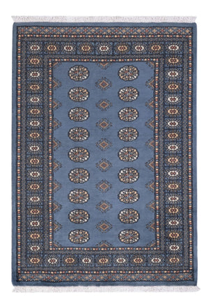 Pakistan Tæppe - 185 x 125 cm - blå