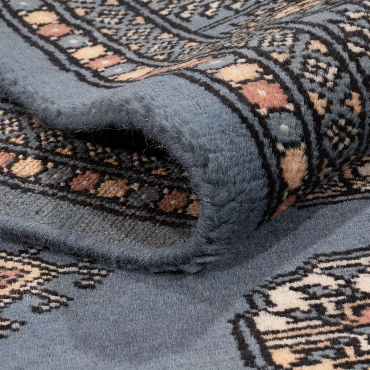 Pakistan Tæppe - 185 x 125 cm - blå