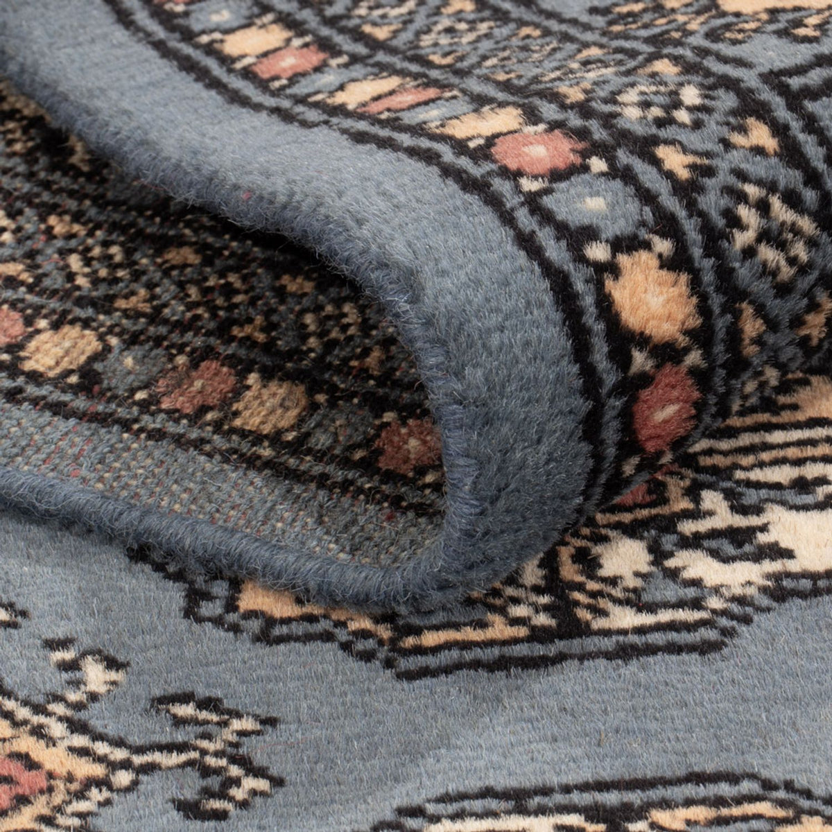 Pakistan Tæppe - 183 x 124 cm - blå