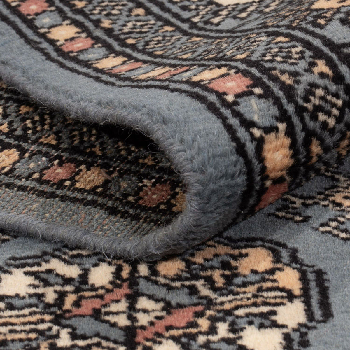 Pakistan Tæppe - 190 x 124 cm - blå