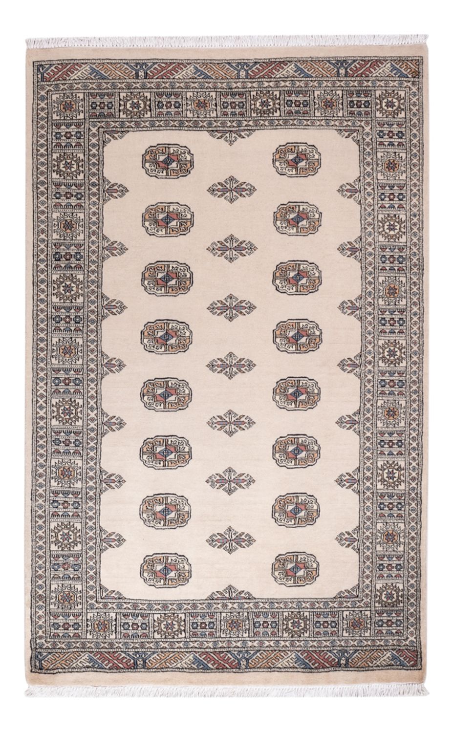 Pakistan Tæppe - 193 x 124 cm - beige