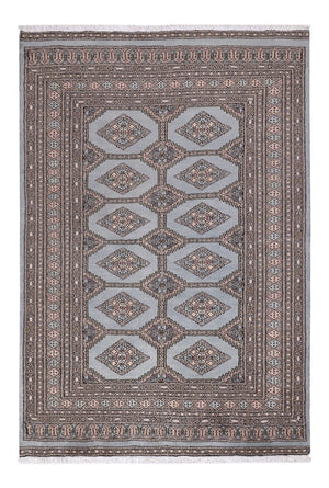 Pakistan Tæppe - 181 x 124 cm - lyseblå