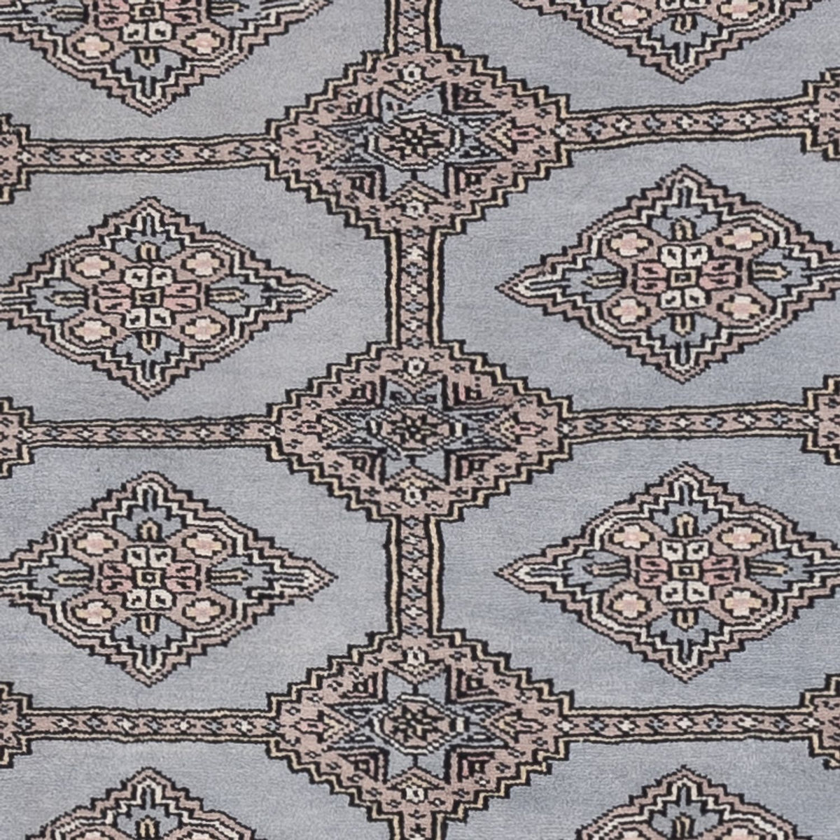 Pakistan Tæppe - 181 x 124 cm - lyseblå