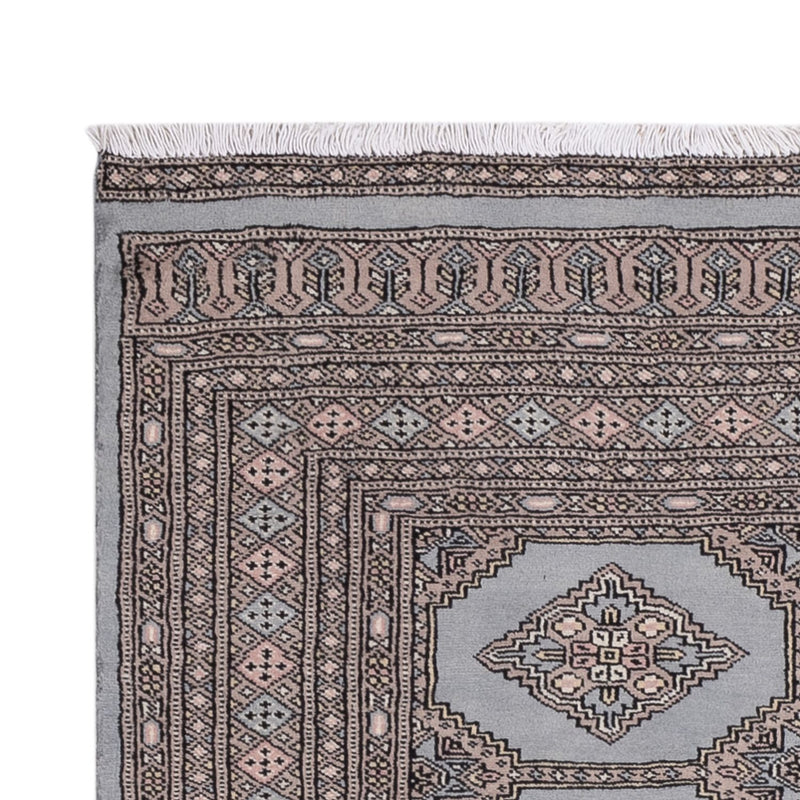 Pakistan Tæppe - 181 x 124 cm - lyseblå