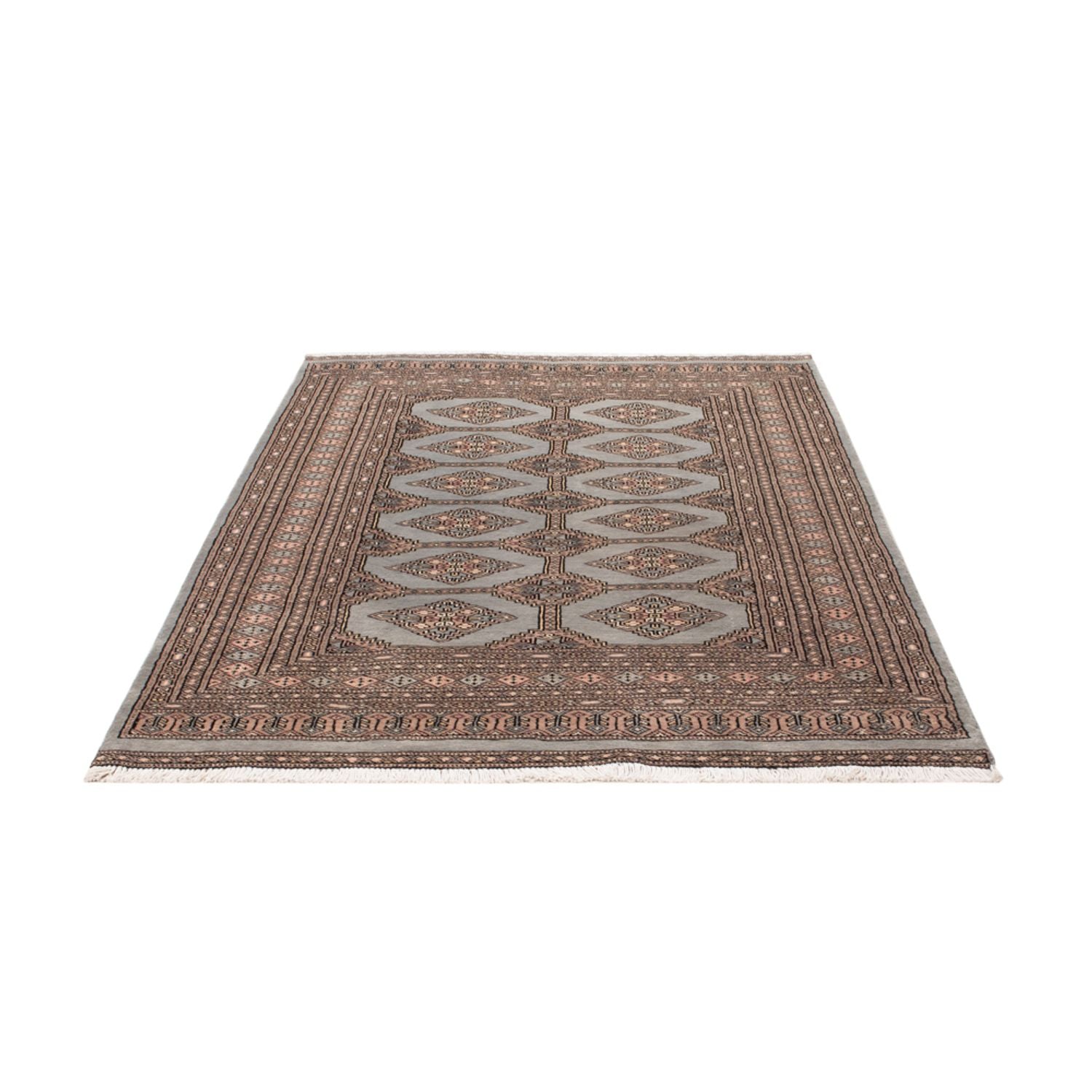 Pakistan Tæppe - 181 x 124 cm - lyseblå