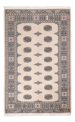 Pakistan Tæppe - 195 x 124 cm - beige