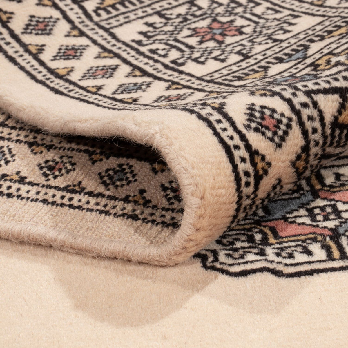 Pakistan Tæppe - 195 x 124 cm - beige