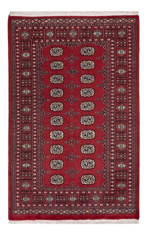 Pakistan Tæppe - 191 x 124 cm - rød