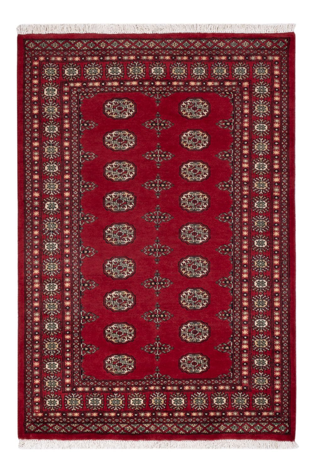 Pakistan Tæppe - 189 x 126 cm - rød