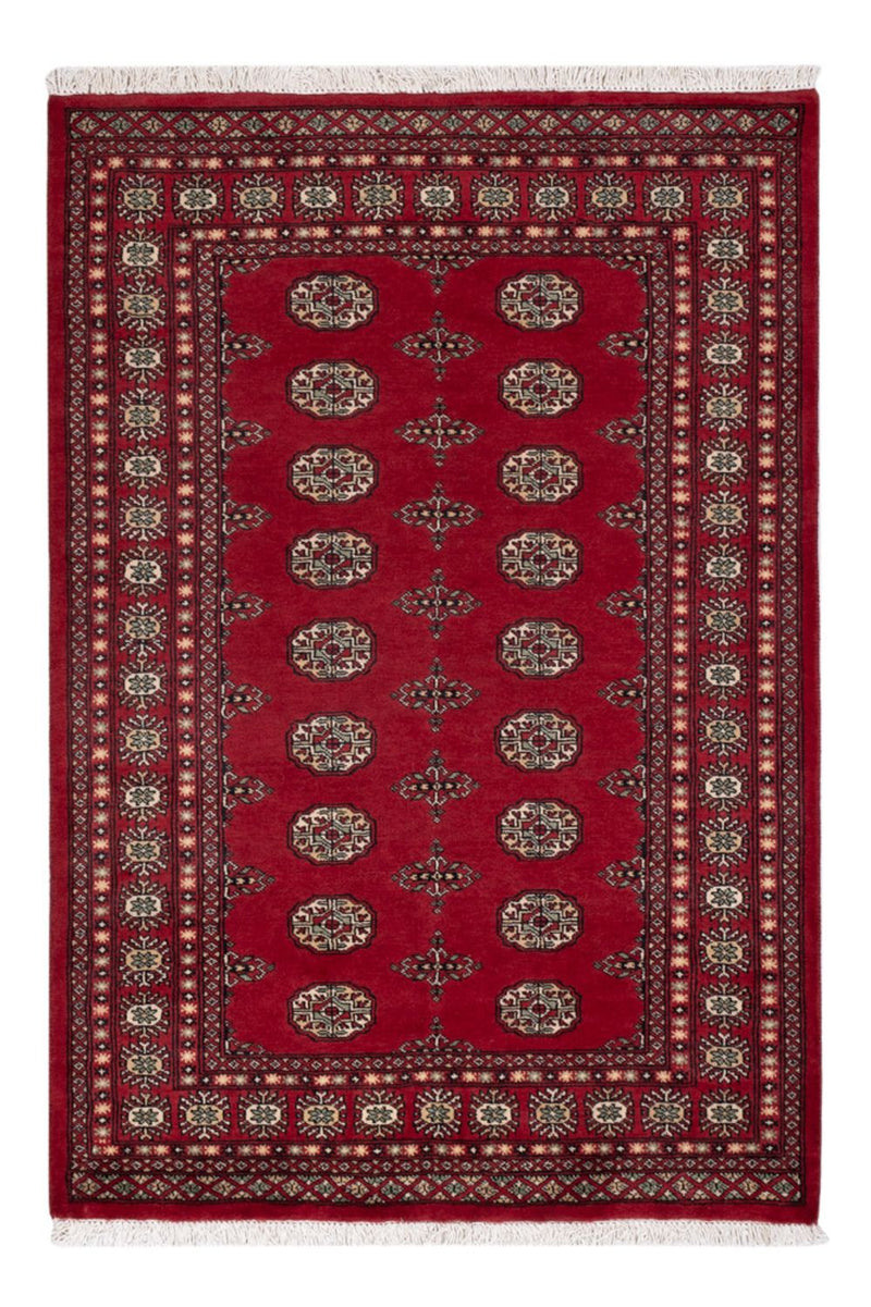 Pakistan Tæppe - 189 x 126 cm - rød