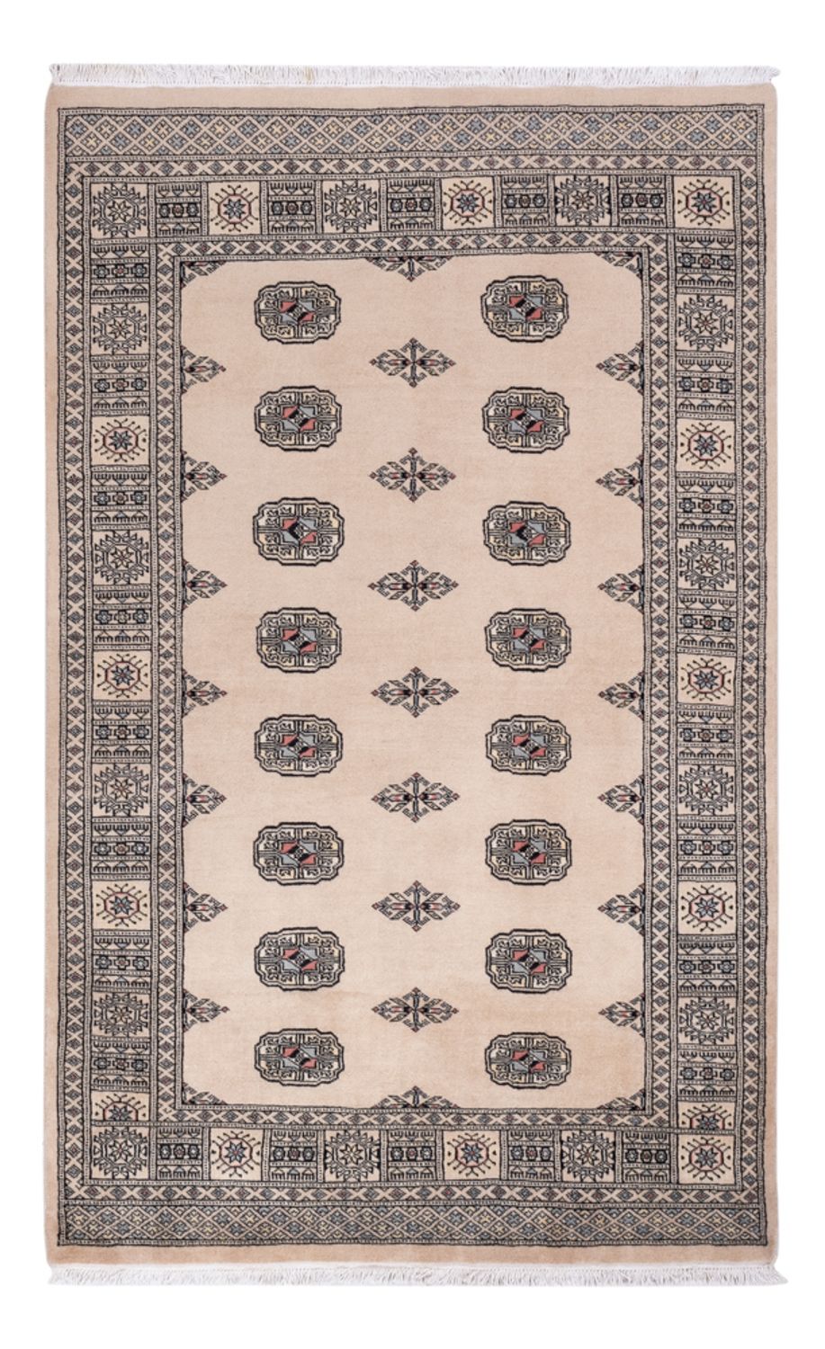 Pakistan Tæppe - 199 x 125 cm - beige