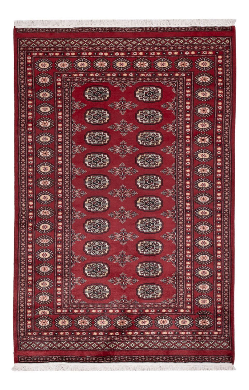 Pakistan Tæppe - 184 x 122 cm - rød