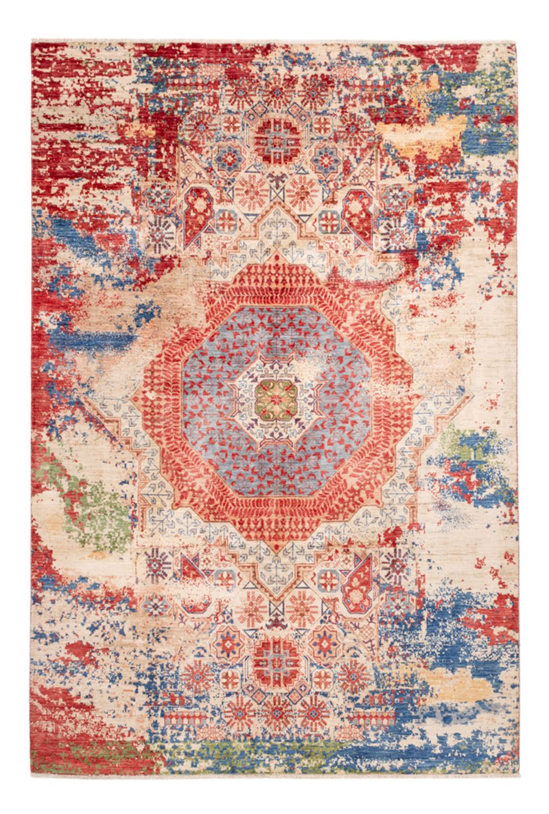 Designer tæppe - 298 x 200 cm - flerfarvet