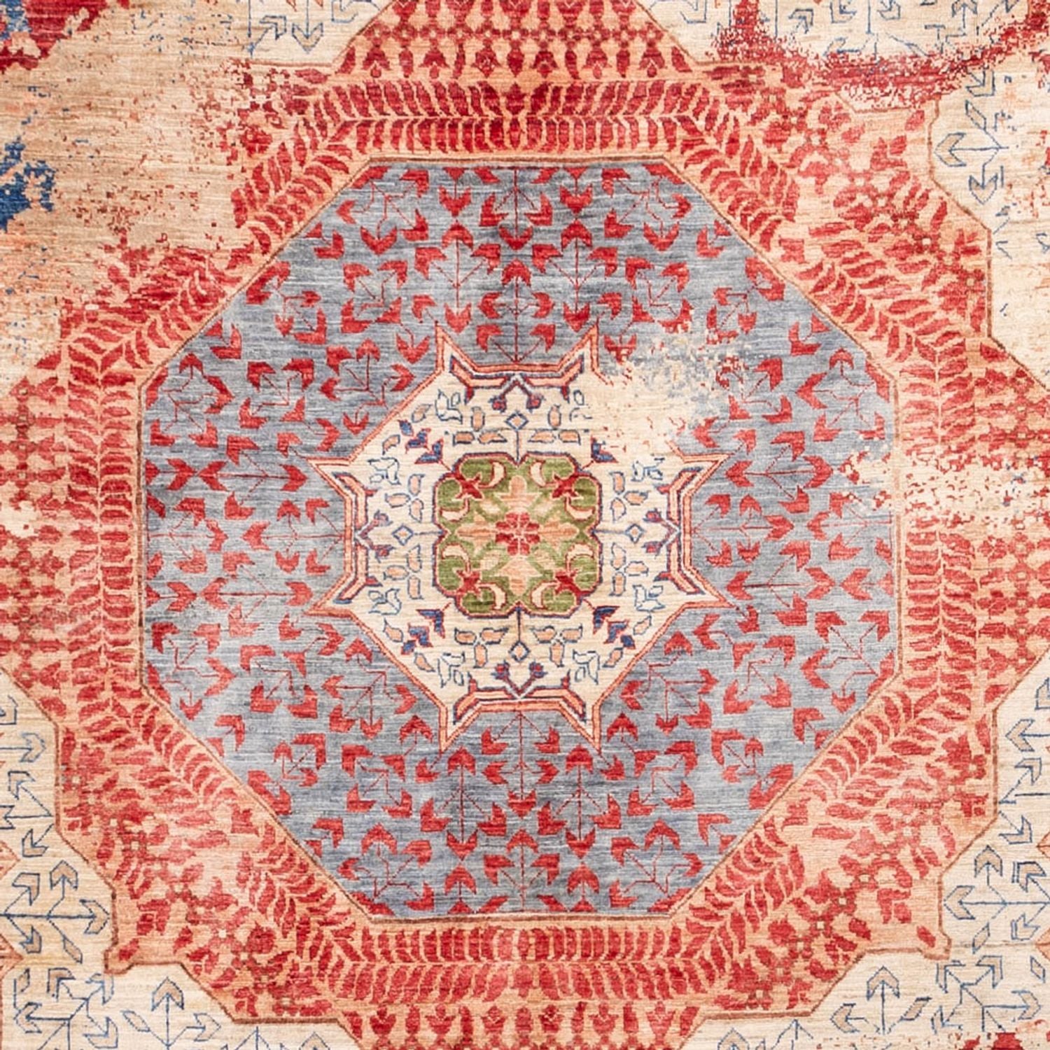 Designer tæppe - 298 x 200 cm - flerfarvet