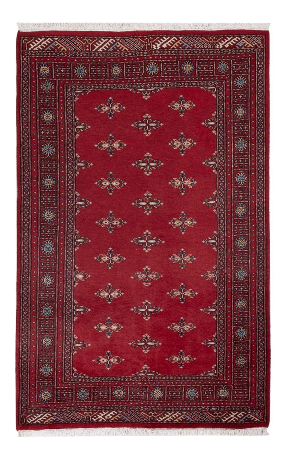 Pakistan Tæppe - 197 x 125 cm - rød