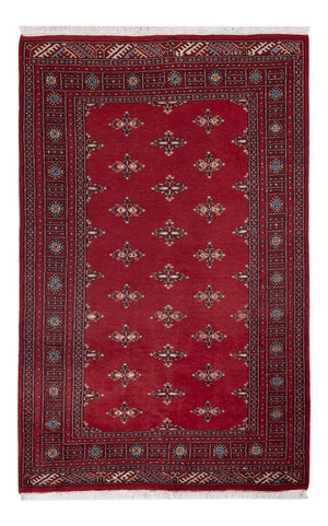 Pakistan Tæppe - 197 x 125 cm - rød