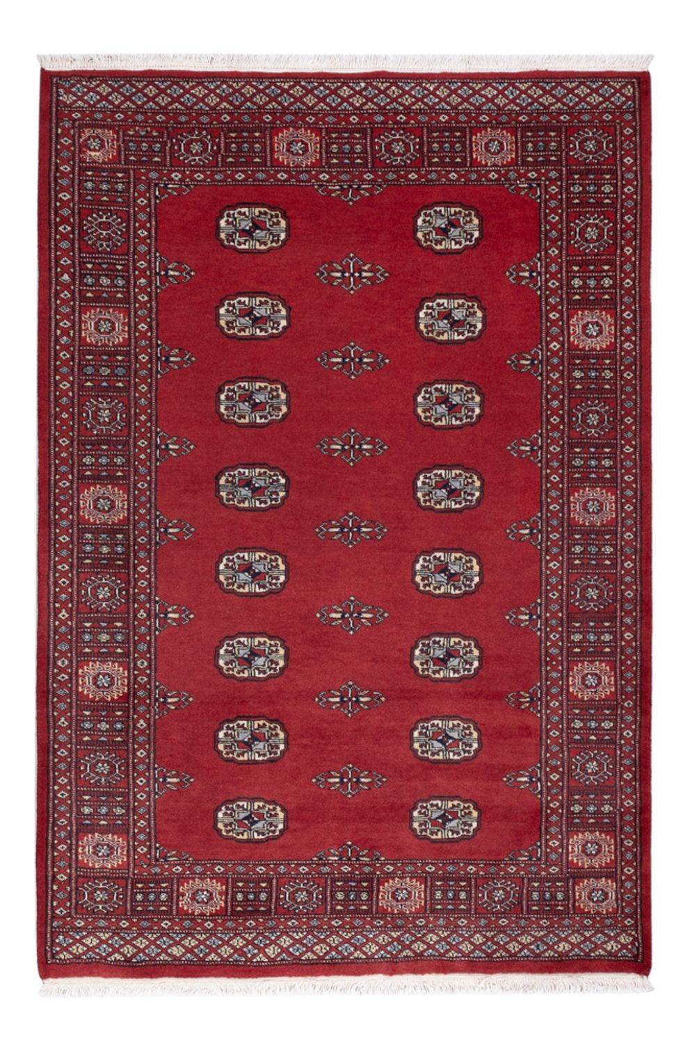 Pakistan Tæppe - 185 x 126 cm - rød