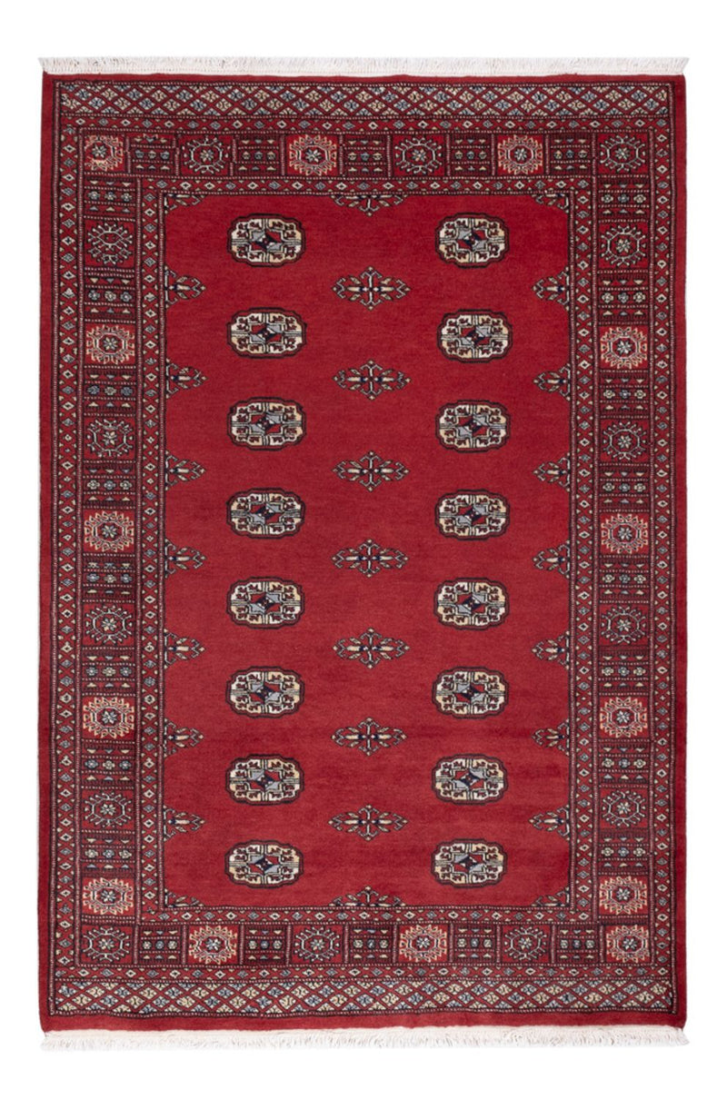 Pakistan Tæppe - 185 x 126 cm - rød