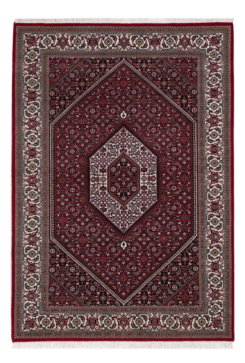 Orientalsk tæppe - Bijar - Indus - 183 x 127 cm - mørk beige