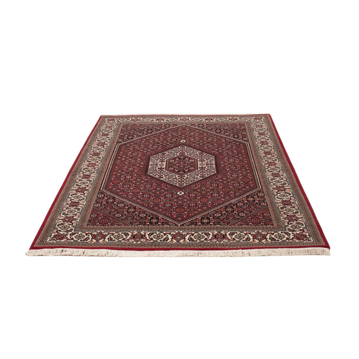 Orientalsk tæppe - Bijar - Indus - 183 x 127 cm - mørk beige