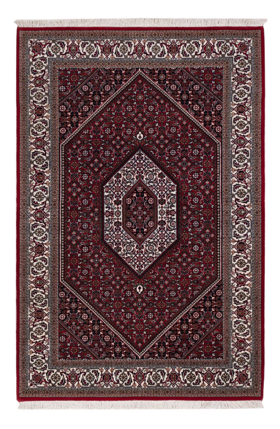 Orientalsk tæppe - Bijar - Indus - 185 x 122 cm - mørk beige