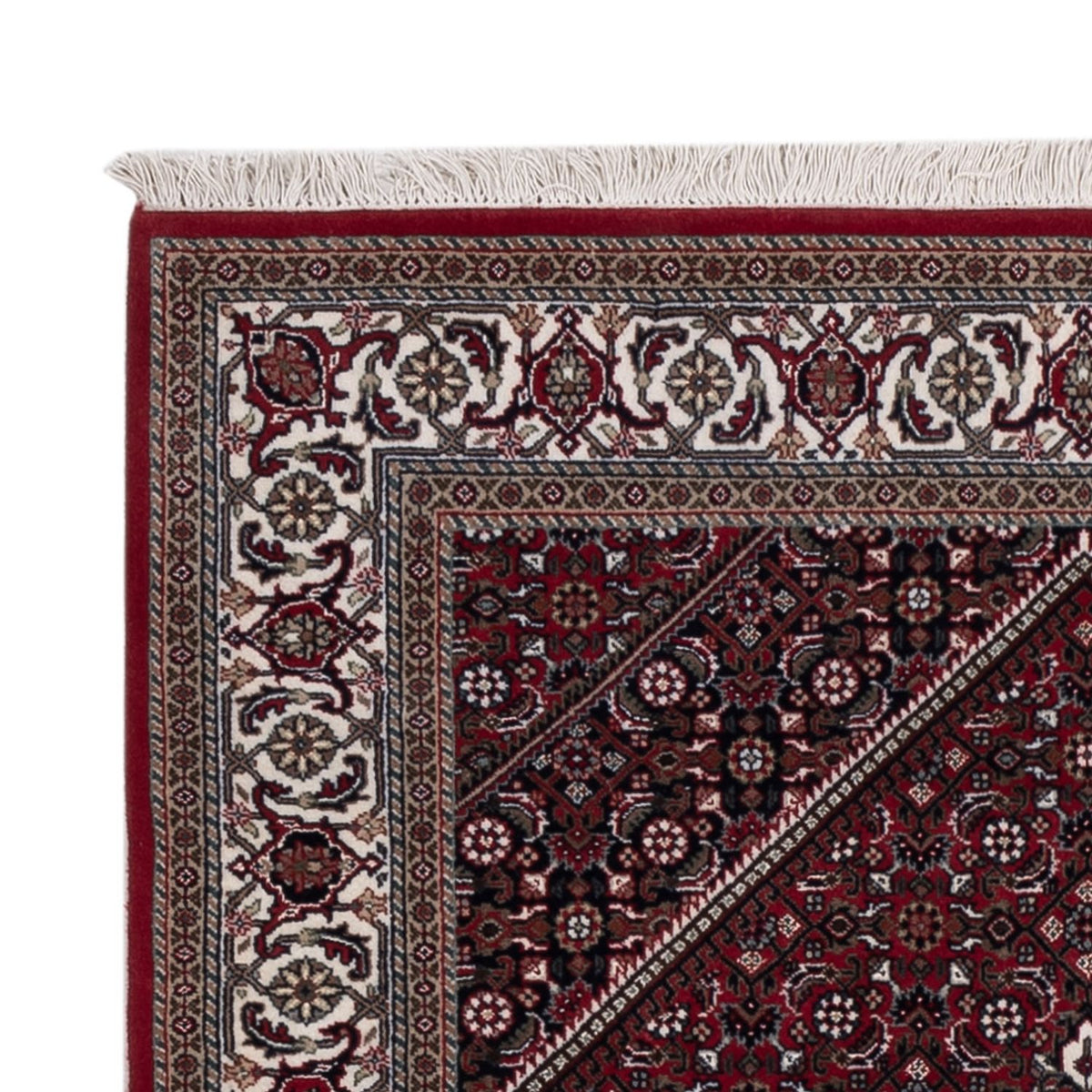Orientalsk tæppe - Bijar - Indus - 185 x 122 cm - mørk beige