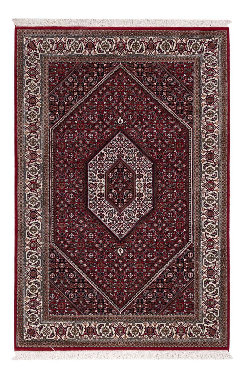 Orientalsk tæppe - Bijar - Indus - 182 x 122 cm - mørk beige