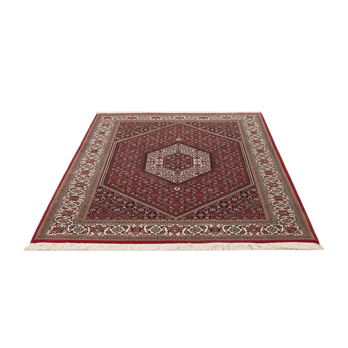 Orientalsk tæppe - Bijar - Indus - 182 x 122 cm - mørk beige