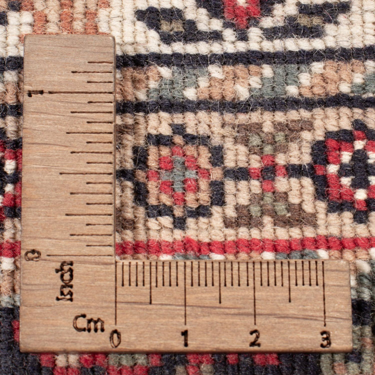 Orientalsk tæppe - Bijar - Indus - 182 x 122 cm - mørk beige