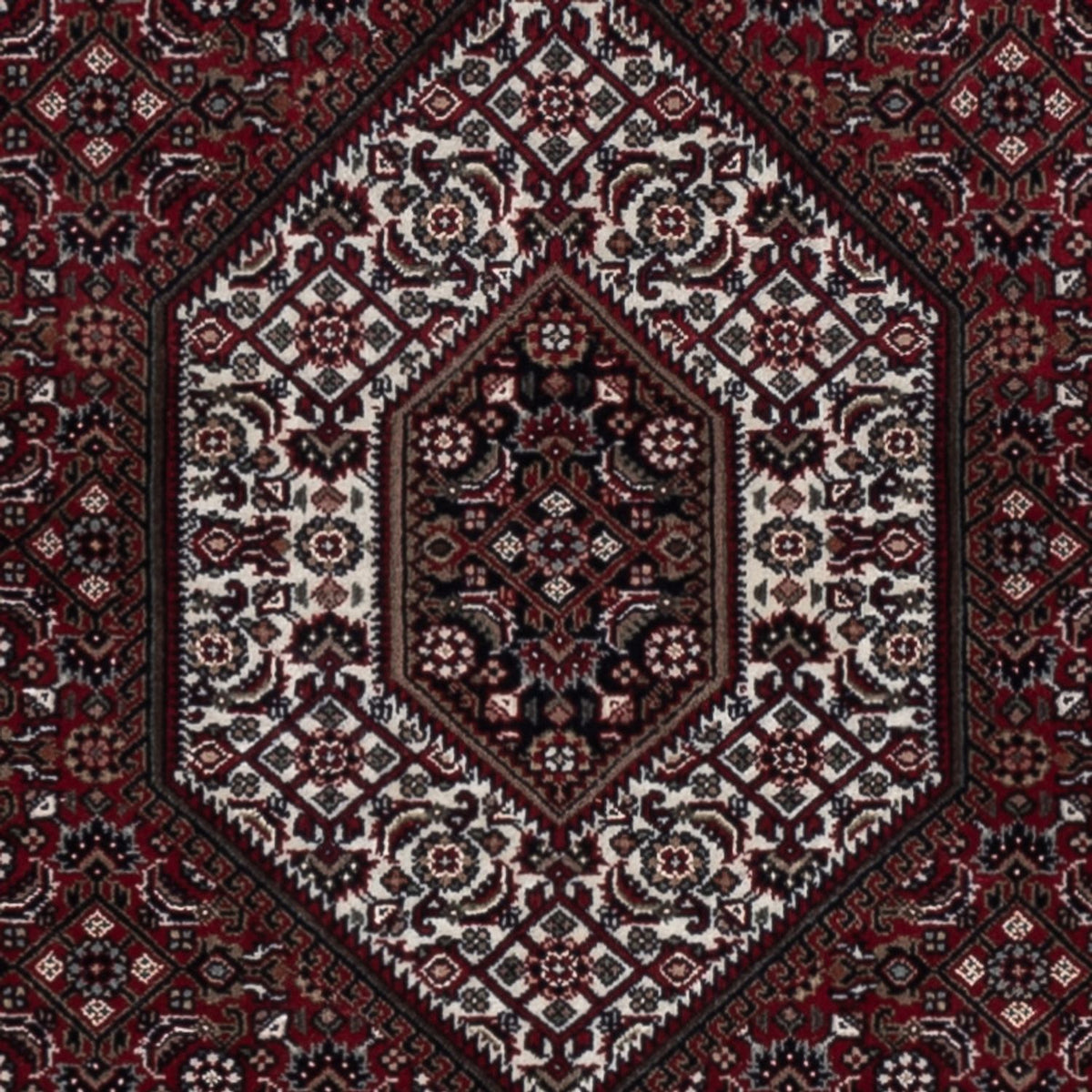 Orientalsk tæppe - Bijar - Indus - 184 x 122 cm - mørk beige