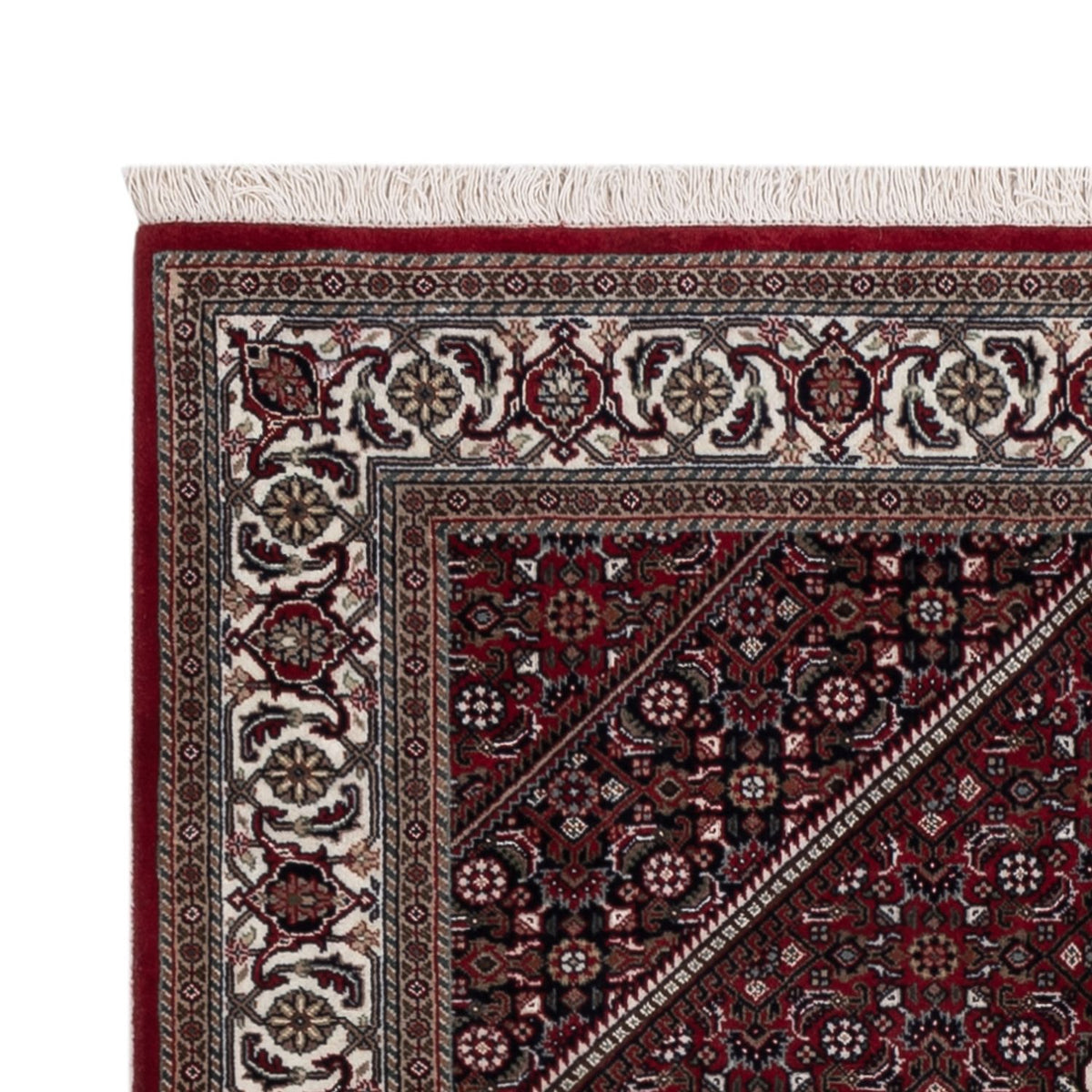 Orientalsk tæppe - Bijar - Indus - 184 x 122 cm - mørk beige
