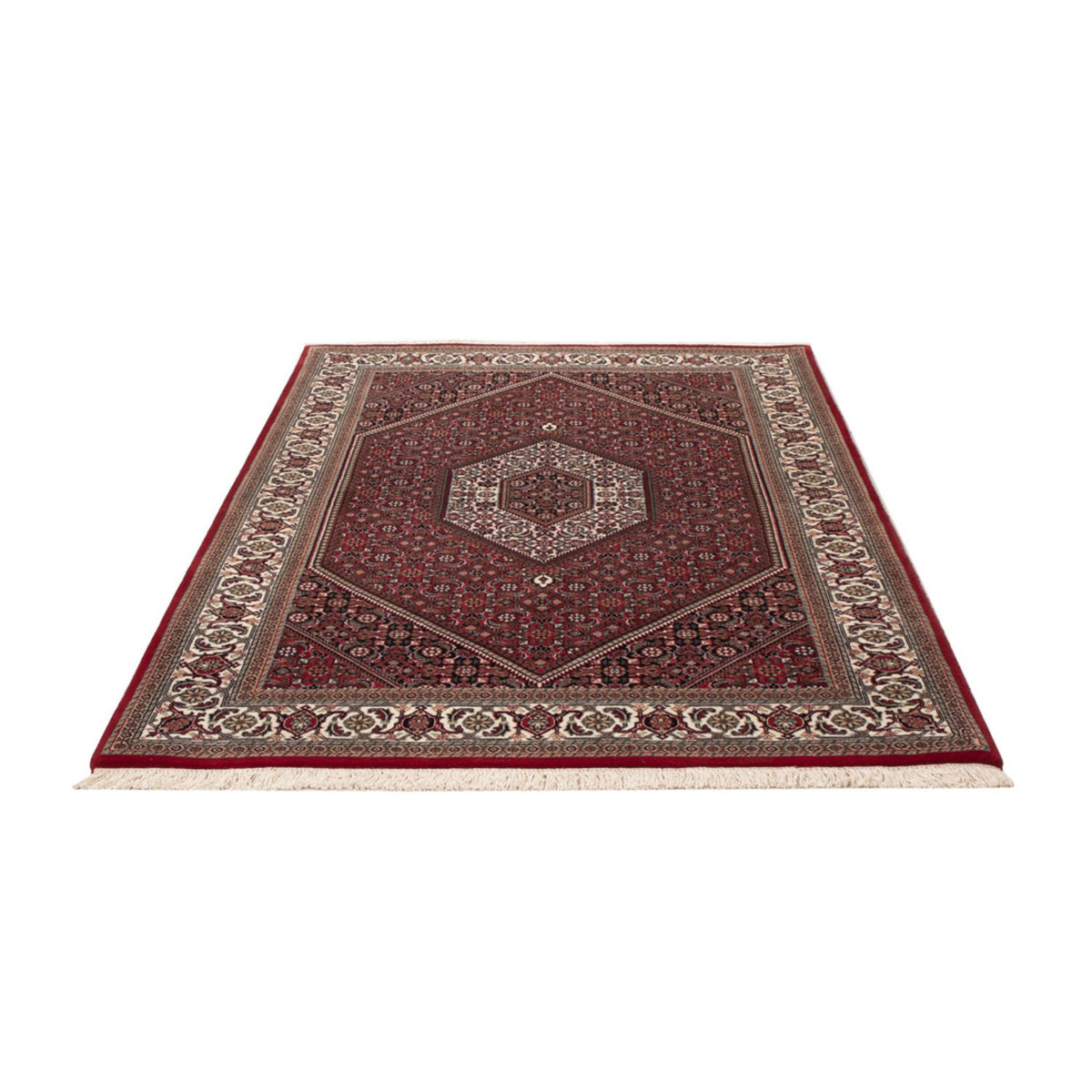 Orientalsk tæppe - Bijar - Indus - 184 x 122 cm - mørk beige