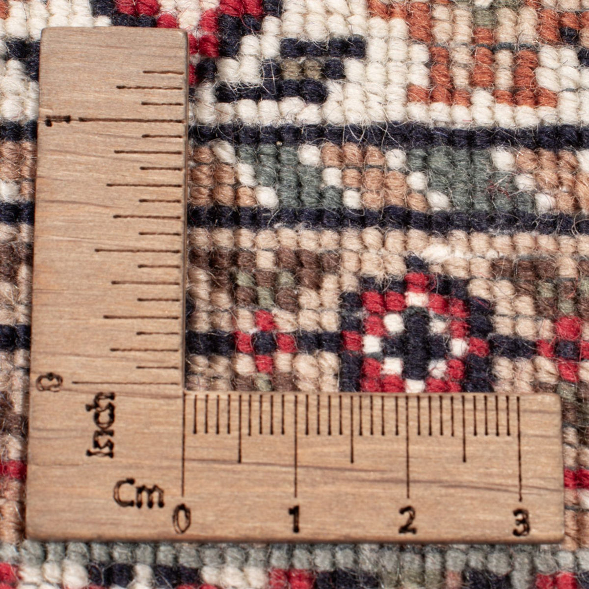 Orientalsk tæppe - Bijar - Indus - 184 x 122 cm - mørk beige