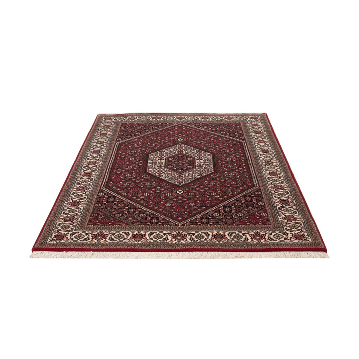 Orientalsk tæppe - Bijar - Indus - 182 x 123 cm - mørk beige