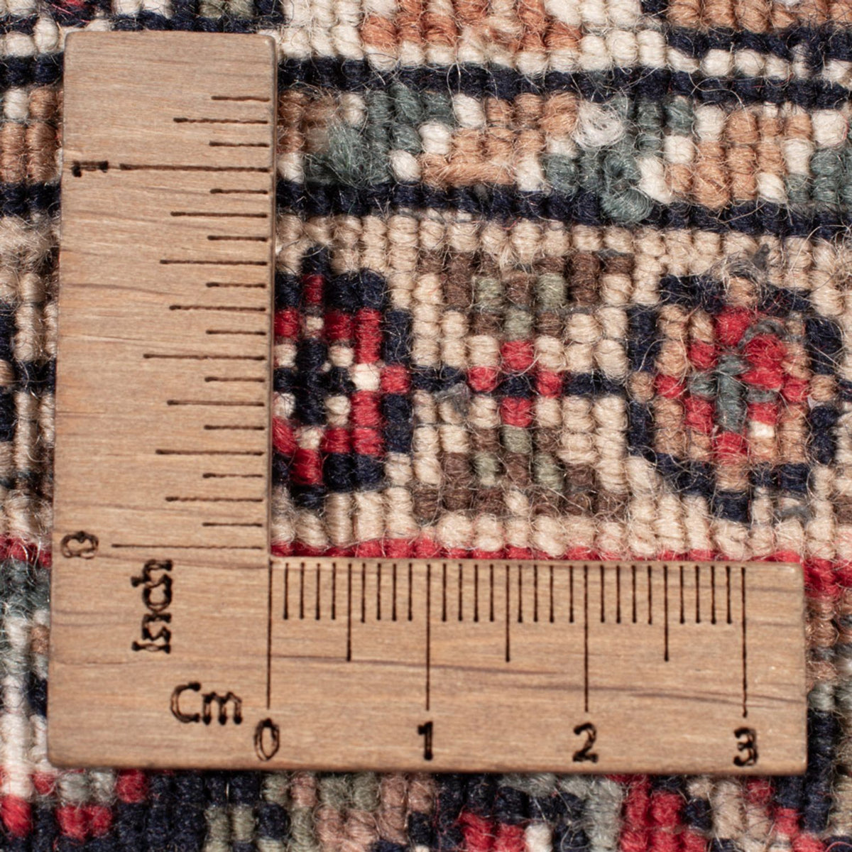 Orientalsk tæppe - Bijar - Indus - 182 x 123 cm - mørk beige