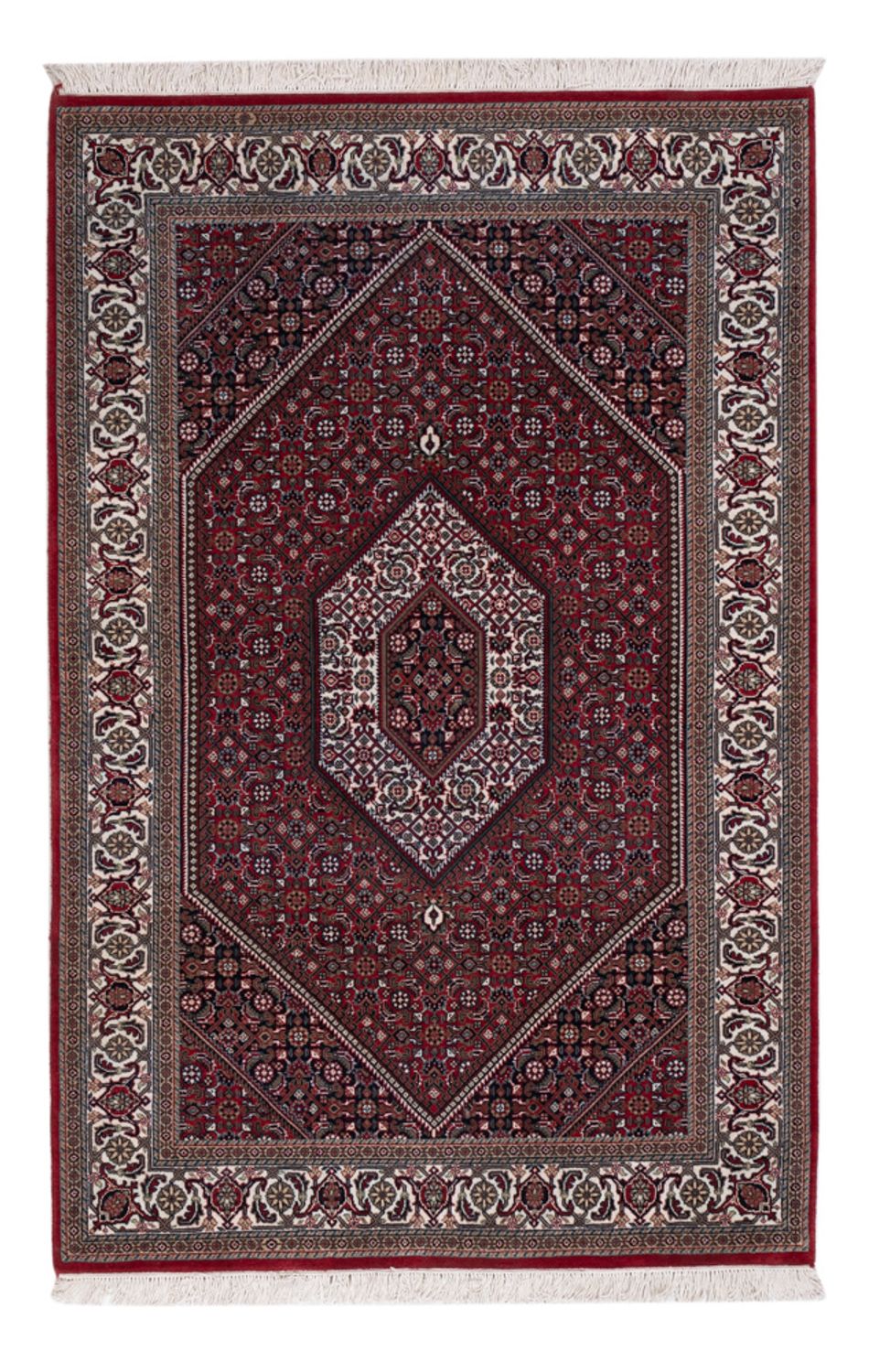 Orientalsk tæppe - Bijar - Indus - 184 x 121 cm - mørk beige