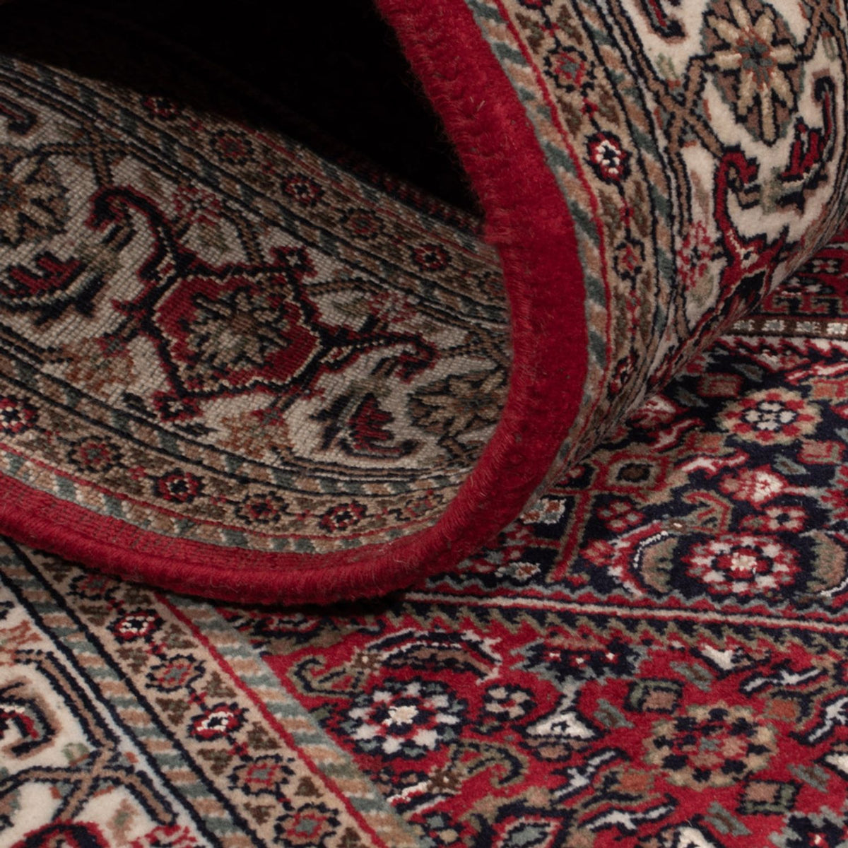 Orientalsk tæppe - Bijar - Indus - 184 x 121 cm - mørk beige