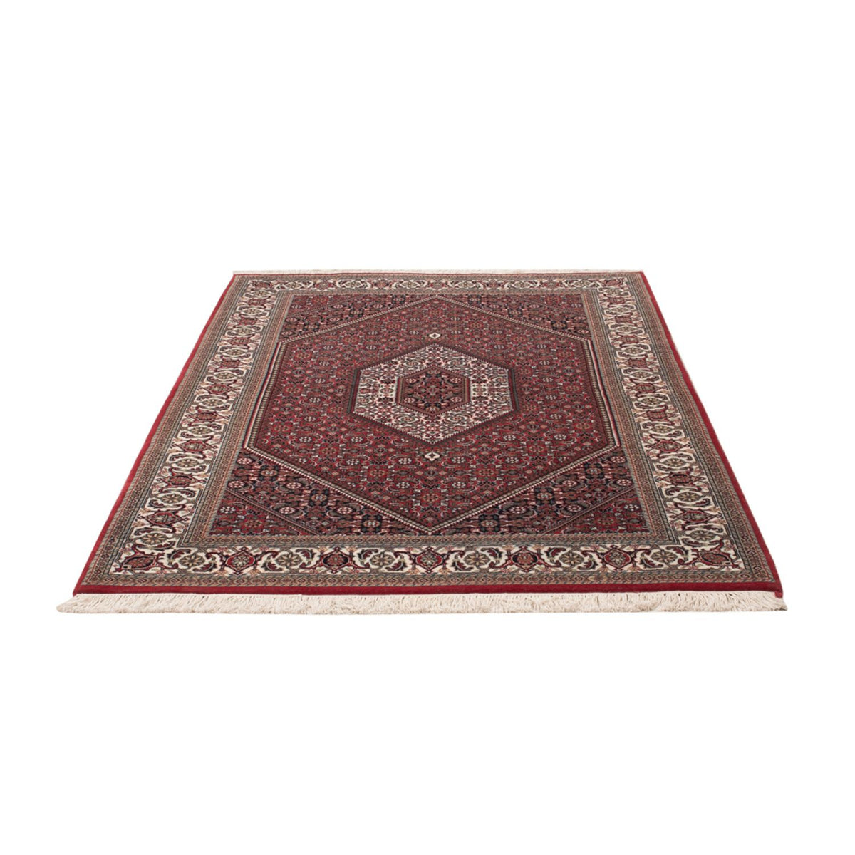 Orientalsk tæppe - Bijar - Indus - 184 x 121 cm - mørk beige