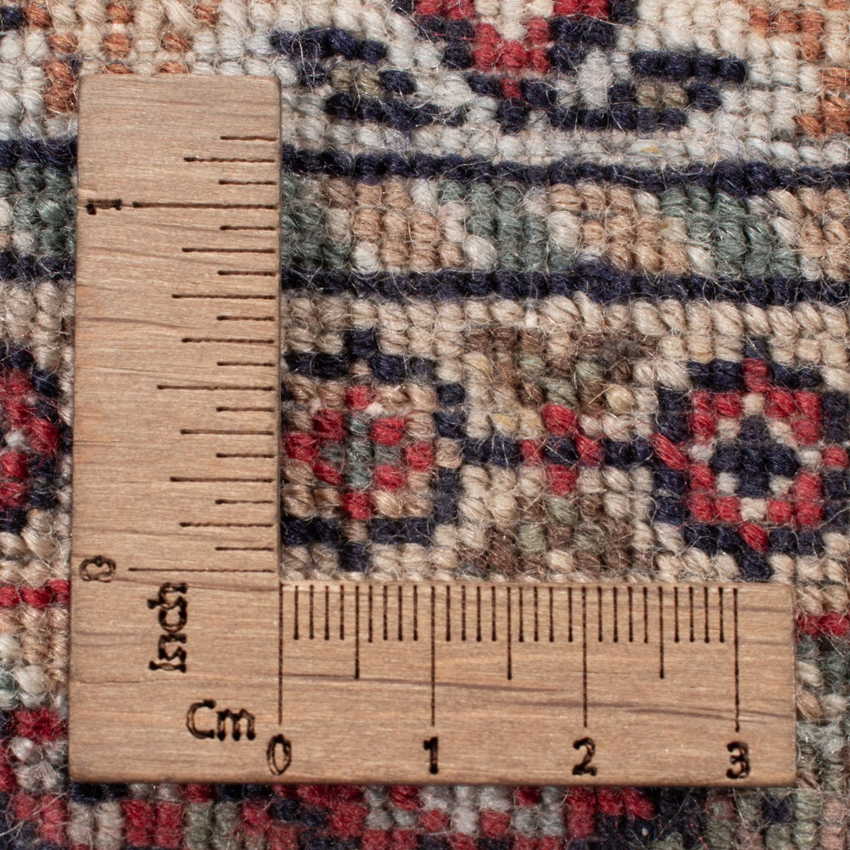 Orientalsk tæppe - Bijar - Indus - 184 x 121 cm - mørk beige