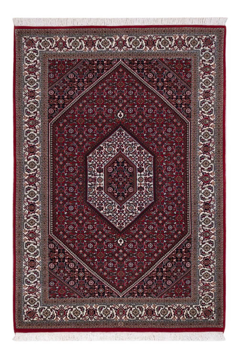 Orientalsk tæppe - Bijar - Indus - 179 x 122 cm - mørk beige