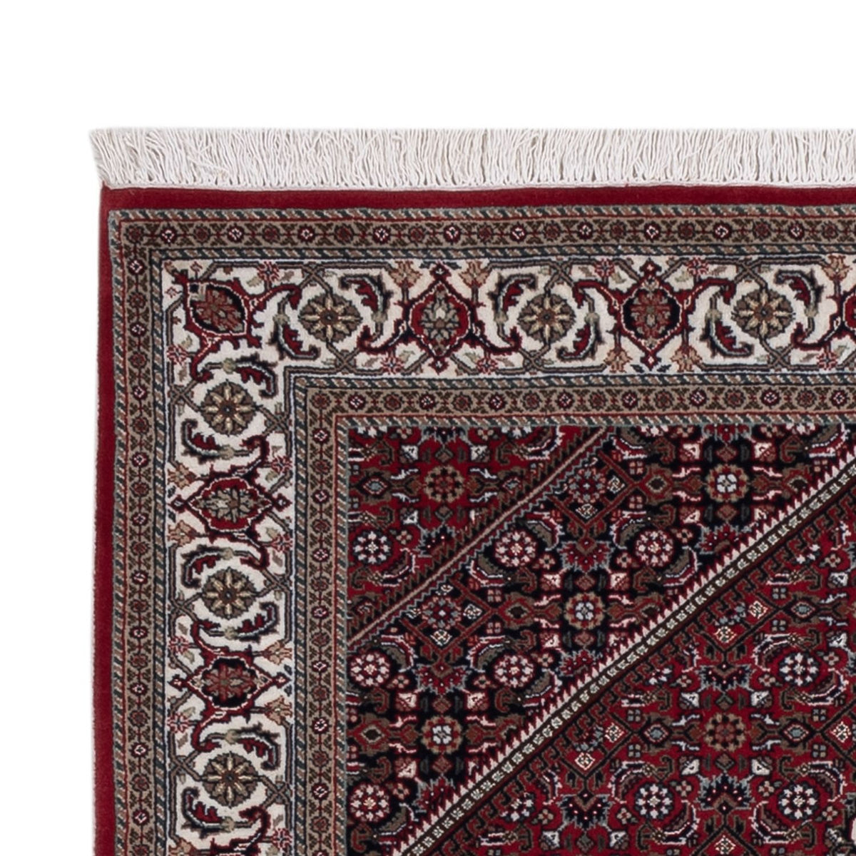 Orientalsk tæppe - Bijar - Indus - 179 x 122 cm - mørk beige