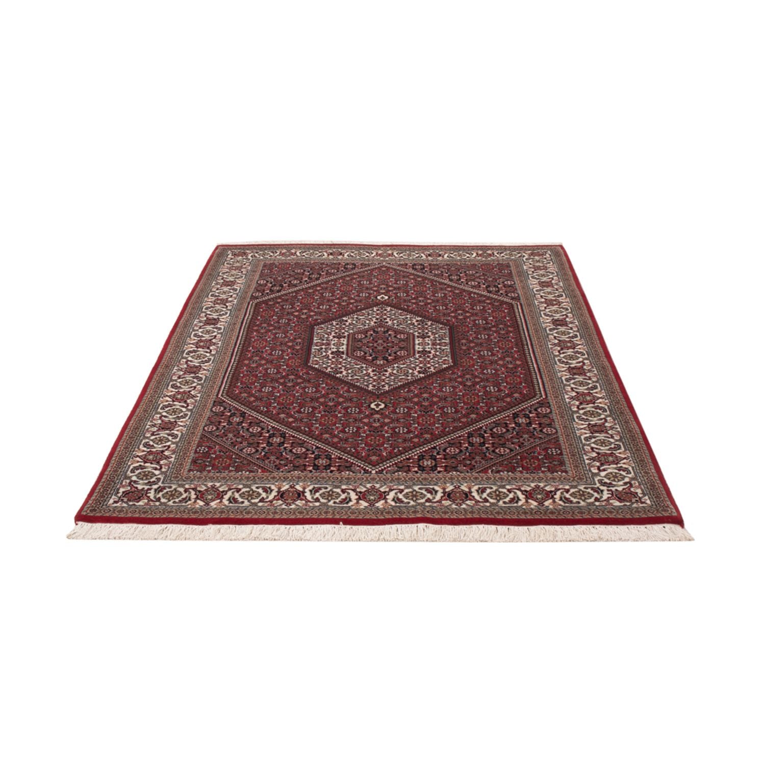 Orientalsk tæppe - Bijar - Indus - 179 x 122 cm - mørk beige