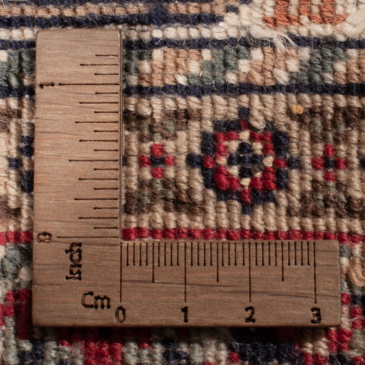 Orientalsk tæppe - Bijar - Indus - 179 x 122 cm - mørk beige