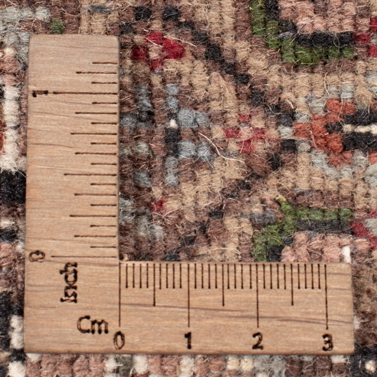 Orientalsk tæppe - Tabriz - 188 x 123 cm - mørk beige