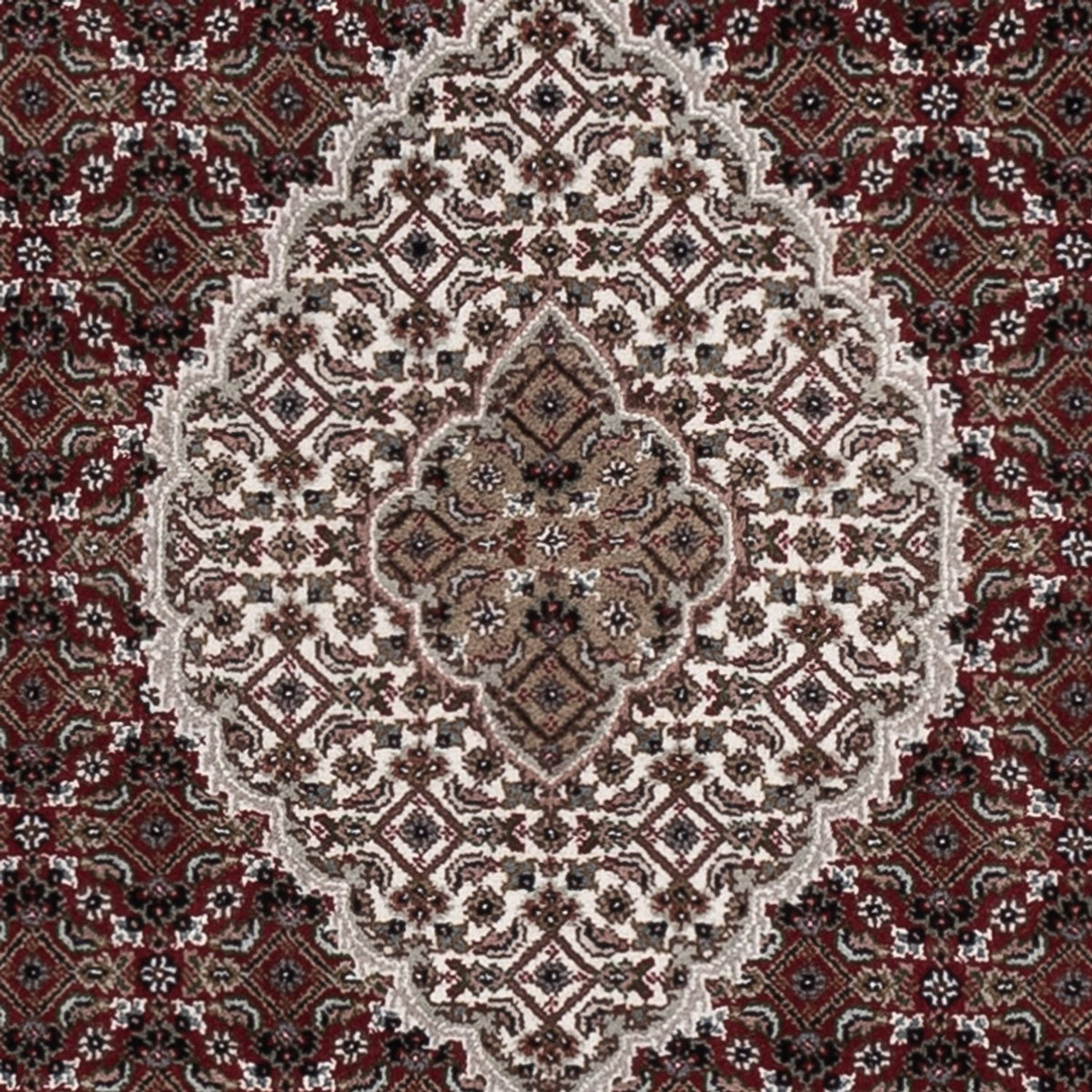 Orientalsk tæppe - Tabriz - 187 x 123 cm - mørk beige