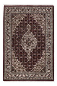 Orientalsk tæppe - Tabriz - 186 x 124 cm - mørk beige